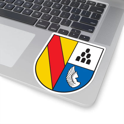 Wappen Landkreis Emmendingen (Germany) (Coat of Arms) STICKER Vinyl Kiss-Cut Decal - The Sticker Space