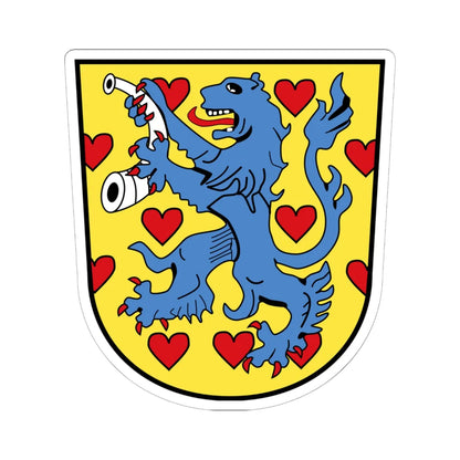 Wappen Landkreis Gifhorn (Germany) (Coat of Arms) STICKER Vinyl Kiss-Cut Decal 6 Inch White - The Sticker Space