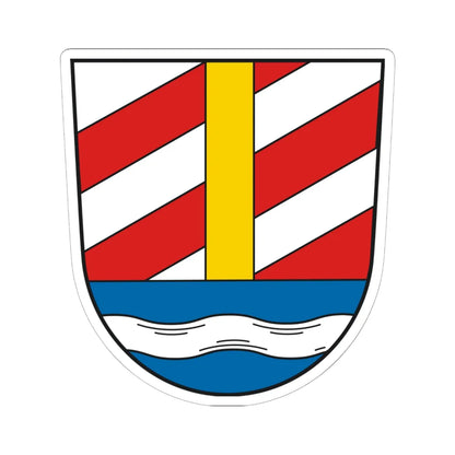 Wappen Landkreis Günzburg alt (Germany) (Coat of Arms) STICKER Vinyl Kiss-Cut Decal 6 Inch White - The Sticker Space