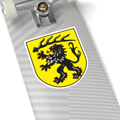 Wappen Landkreis Goeppingen (Germany) (Coat of Arms) STICKER Vinyl Kiss-Cut Decal - The Sticker Space