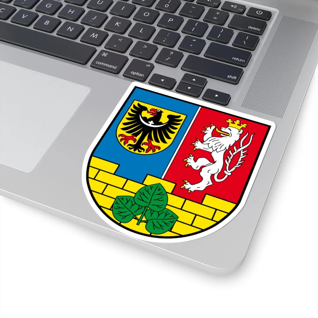 Wappen Landkreis Goerlitz (Germany) (Coat of Arms) STICKER Vinyl Kiss-Cut Decal - The Sticker Space