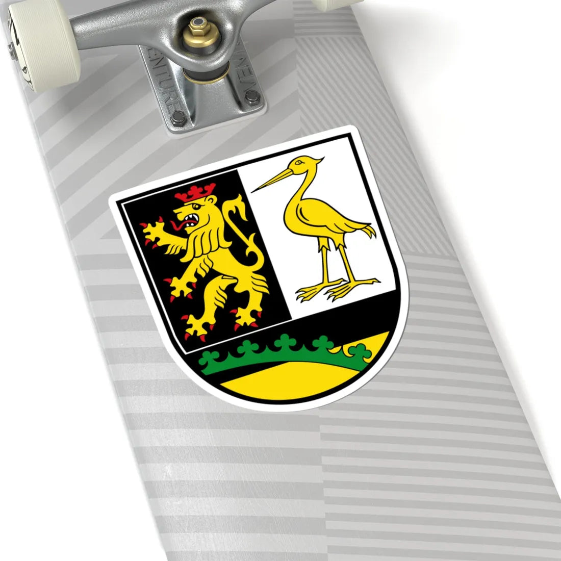 Wappen Landkreis Greiz (Germany) (Coat of Arms) STICKER Vinyl Kiss-Cut Decal - The Sticker Space