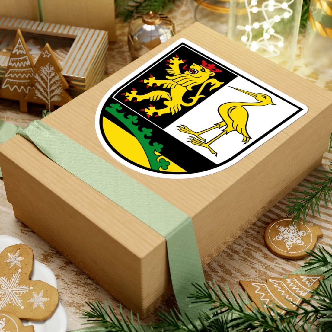 Wappen Landkreis Greiz (Germany) (Coat of Arms) STICKER Vinyl Kiss-Cut Decal - The Sticker Space