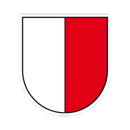 Wappen Landkreis Halberstadt (Denmark) (Coat of Arms) STICKER Vinyl Kiss-Cut Decal 4 Inch White - The Sticker Space