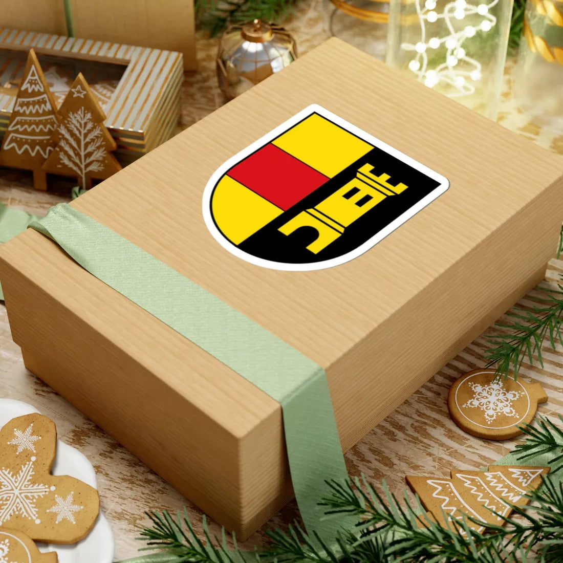 Wappen Landkreis Heidenheim (Germany) (Coat of Arms) STICKER Vinyl Kiss-Cut Decal - The Sticker Space