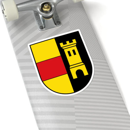 Wappen Landkreis Heidenheim (Germany) (Coat of Arms) STICKER Vinyl Kiss-Cut Decal - The Sticker Space