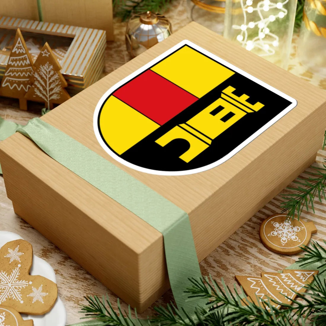 Wappen Landkreis Heidenheim (Germany) (Coat of Arms) STICKER Vinyl Kiss-Cut Decal - The Sticker Space