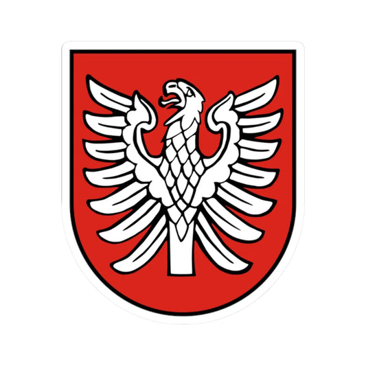 Wappen Landkreis Heilbronn (Germany) (Coat of Arms) STICKER Vinyl Kiss-Cut Decal 2 Inch White - The Sticker Space