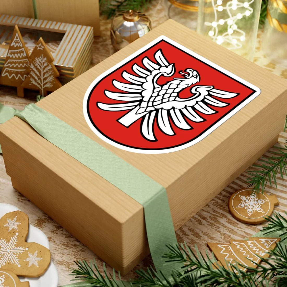 Wappen Landkreis Heilbronn (Germany) (Coat of Arms) STICKER Vinyl Kiss-Cut Decal - The Sticker Space