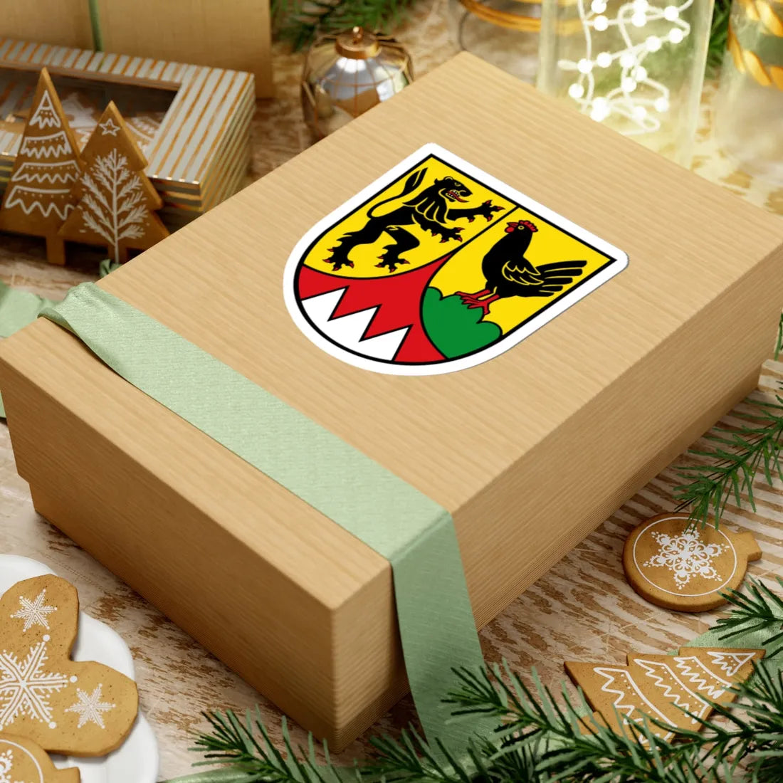 Wappen Landkreis Hildburghausen (Germany) (Coat of Arms) STICKER Vinyl Kiss-Cut Decal - The Sticker Space