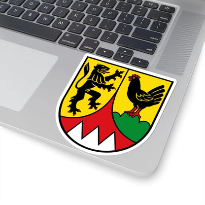 Wappen Landkreis Hildburghausen (Germany) (Coat of Arms) STICKER Vinyl Kiss-Cut Decal - The Sticker Space
