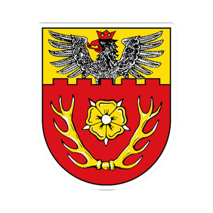 Wappen Landkreis Hildesheim (Germany) (Coat of Arms) STICKER Vinyl Kiss-Cut Decal 2 Inch White - The Sticker Space