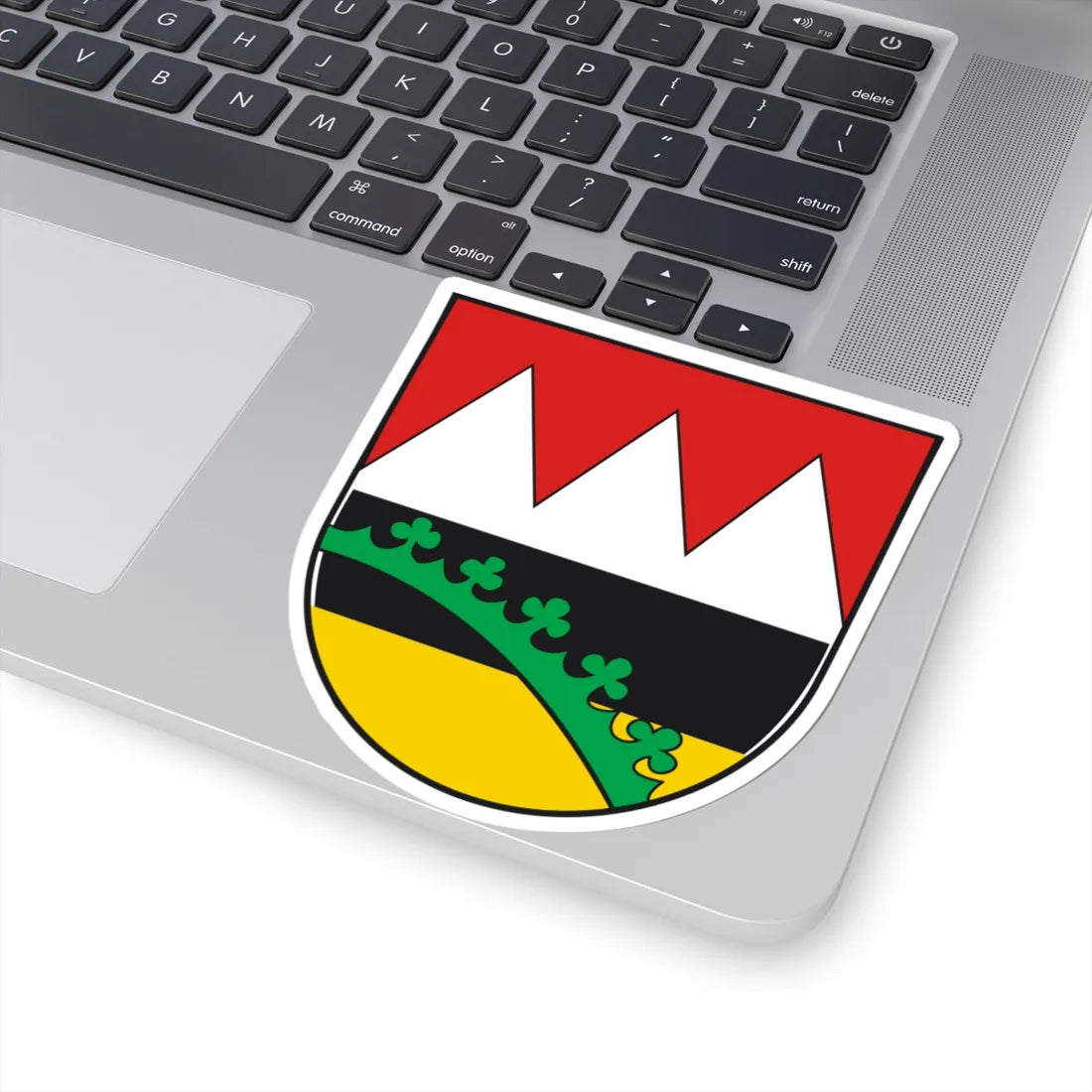 Wappen Landkreis Hofheim in Unterfranken (Germany) (Coat of Arms) STICKER Vinyl Kiss-Cut Decal - The Sticker Space