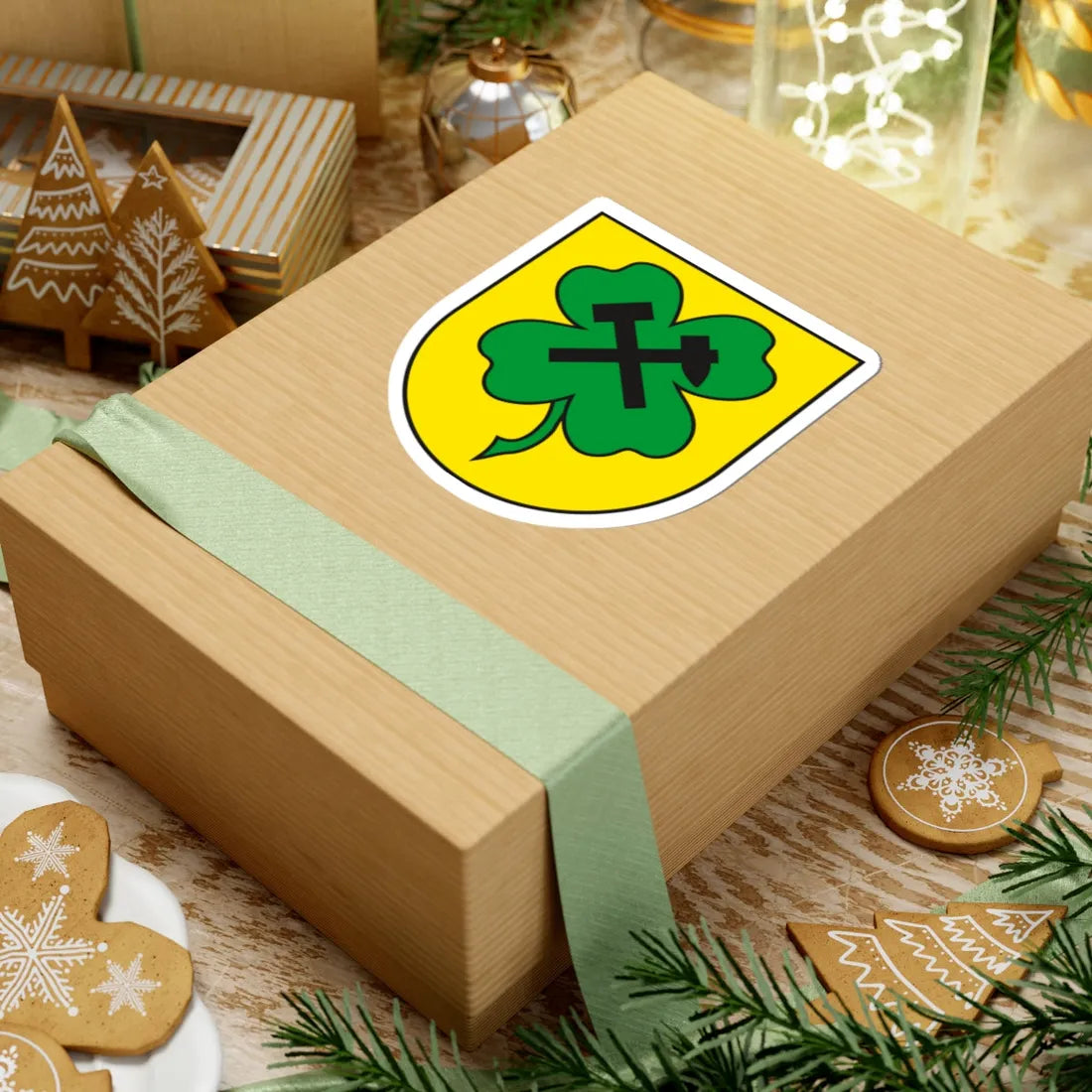 Wappen Landkreis Hohenmoelsen (Germany) (Coat of Arms) STICKER Vinyl Kiss-Cut Decal - The Sticker Space