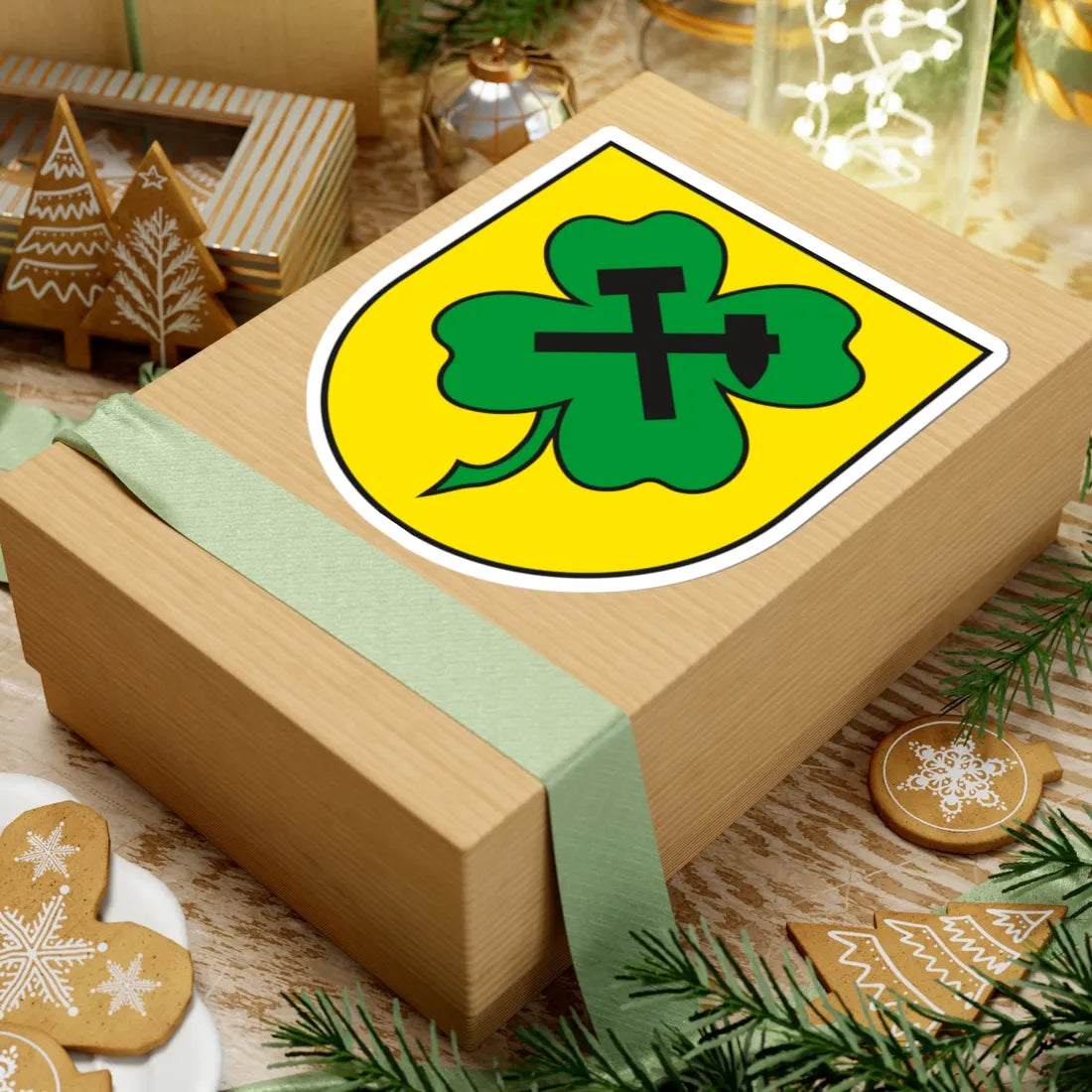 Wappen Landkreis Hohenmoelsen (Germany) (Coat of Arms) STICKER Vinyl Kiss-Cut Decal - The Sticker Space