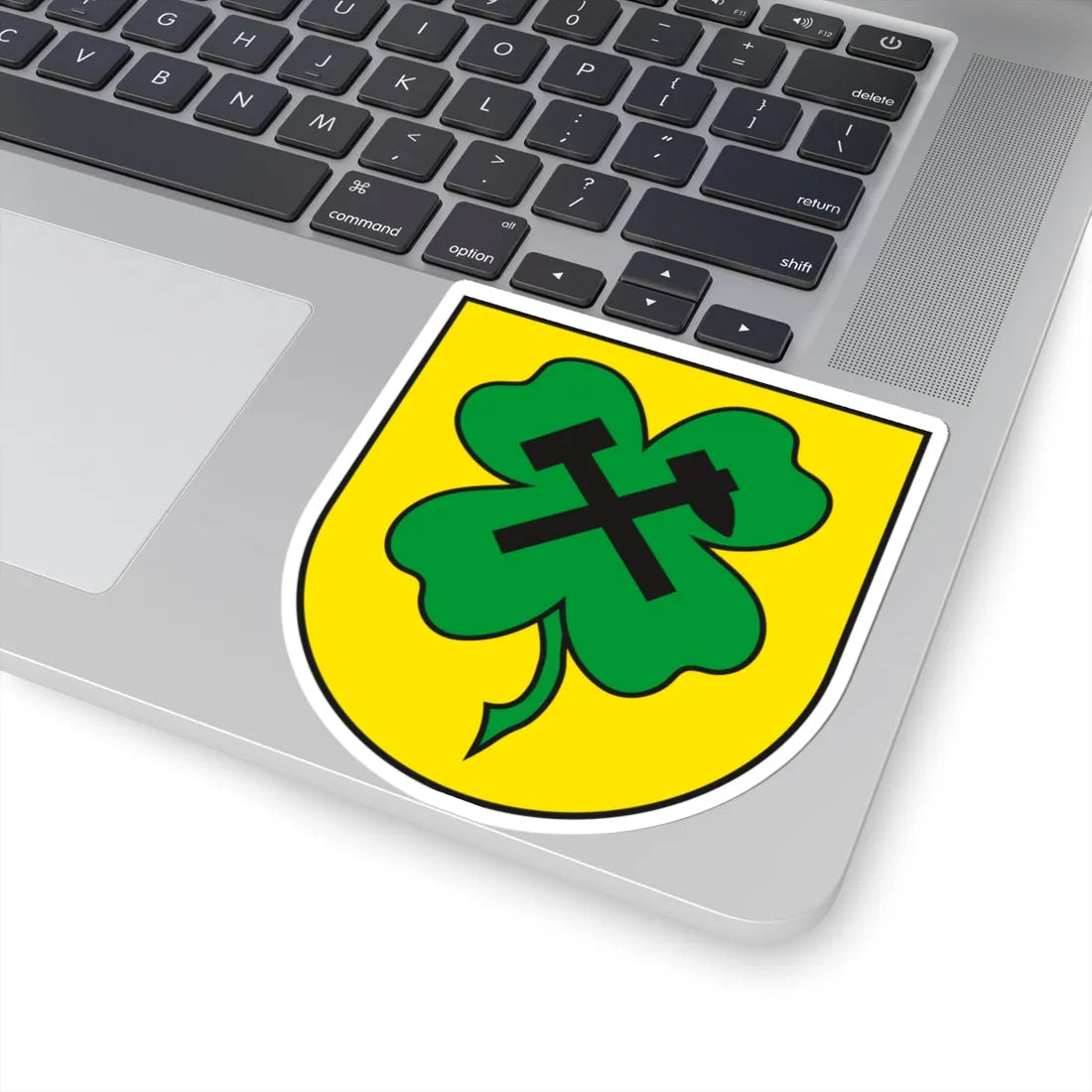 Wappen Landkreis Hohenmoelsen (Germany) (Coat of Arms) STICKER Vinyl Kiss-Cut Decal - The Sticker Space