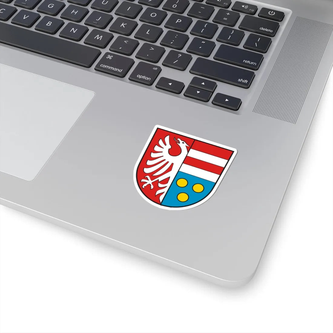 Wappen Landkreis Krumbach (Germany) (Coat of Arms) STICKER Vinyl Kiss-Cut Decal - The Sticker Space
