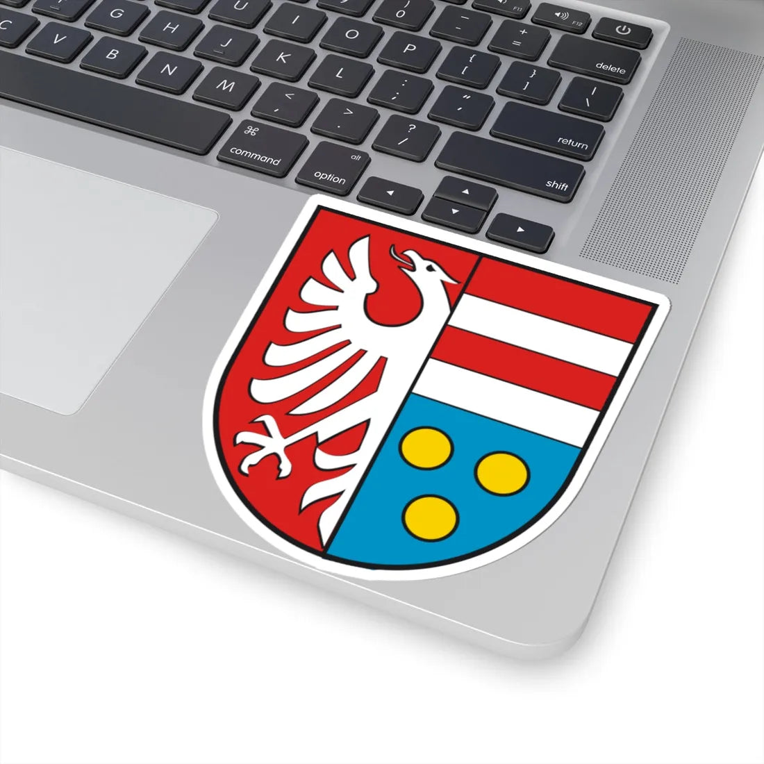 Wappen Landkreis Krumbach (Germany) (Coat of Arms) STICKER Vinyl Kiss-Cut Decal - The Sticker Space