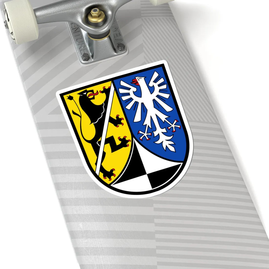 Wappen Landkreis Kulmbach (Germany) (Coat of Arms) STICKER Vinyl Kiss-Cut Decal - The Sticker Space
