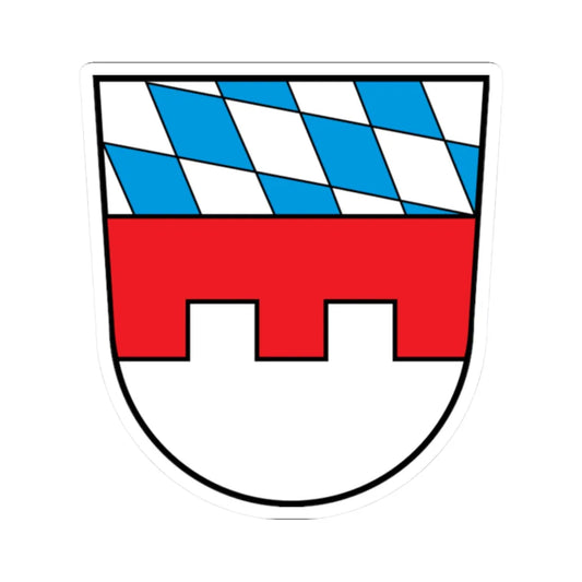 Wappen Landkreis Landshut (Germany) (Coat of Arms) STICKER Vinyl Kiss-Cut Decal 2 Inch White - The Sticker Space