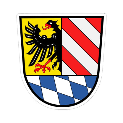 Wappen Landkreis Lauf an der Pegnitz (Germany) (Coat of Arms) STICKER Vinyl Kiss-Cut Decal 6 Inch White - The Sticker Space