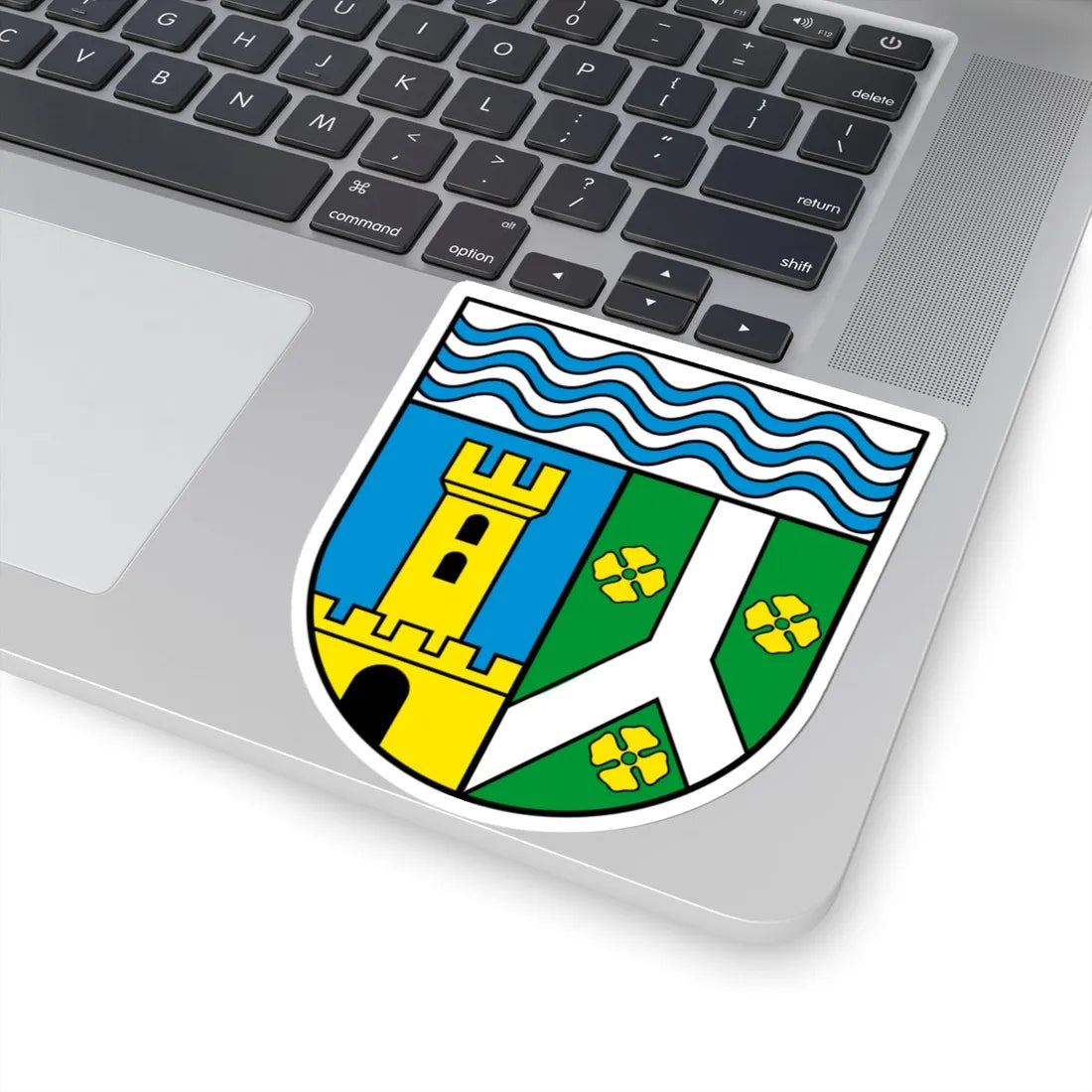 Wappen Landkreis Leipzig (Germany) (Coat of Arms) STICKER Vinyl Kiss-Cut Decal - The Sticker Space