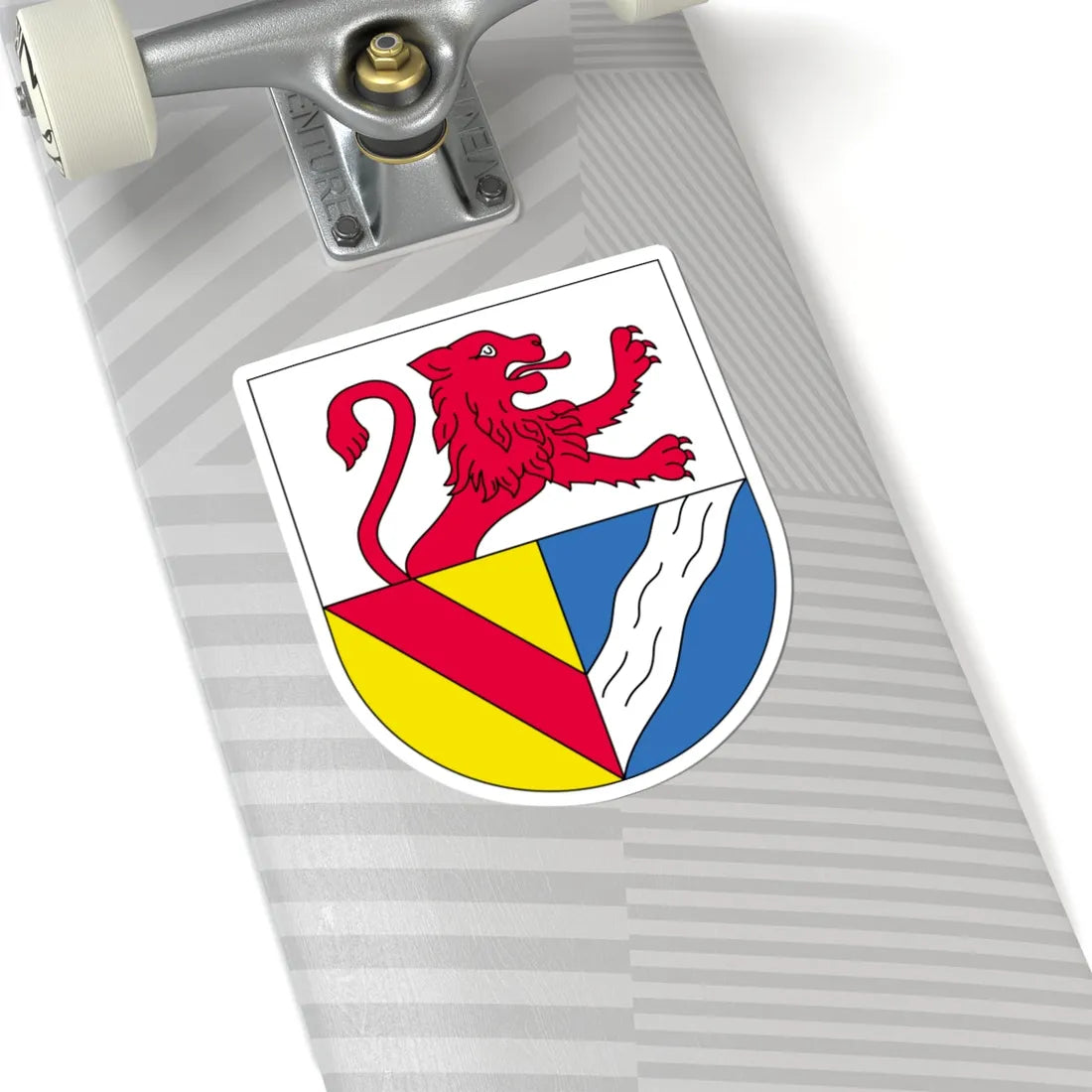 Wappen Landkreis Loerrach (Germany) (Coat of Arms) STICKER Vinyl Kiss-Cut Decal - The Sticker Space