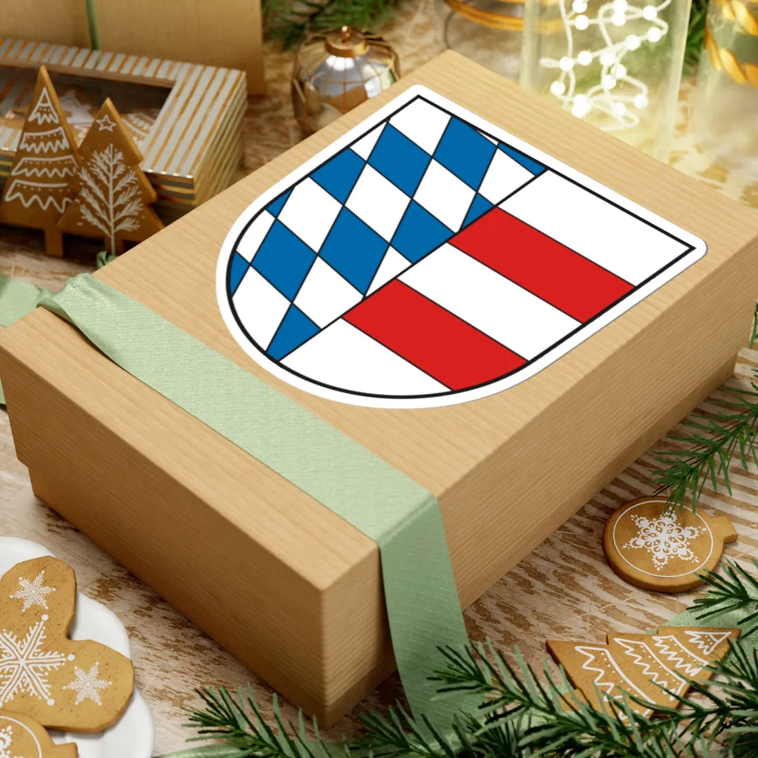 Wappen Landkreis Mallersdorf (Germany) (Coat of Arms) STICKER Vinyl Kiss-Cut Decal - The Sticker Space