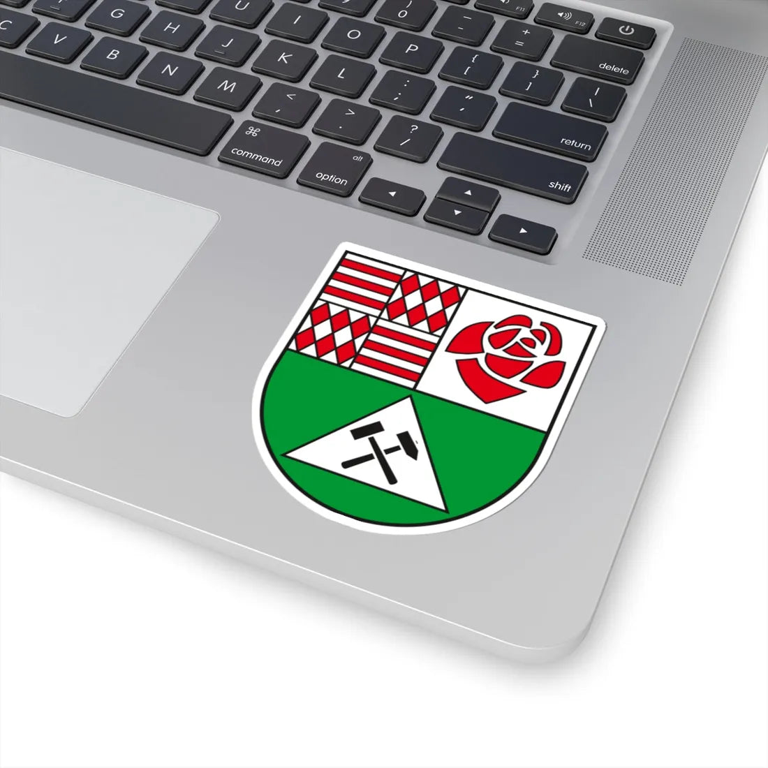 Wappen Landkreis Mansfeld-Suedharz (Germany) (Coat of Arms) STICKER Vinyl Kiss-Cut Decal - The Sticker Space