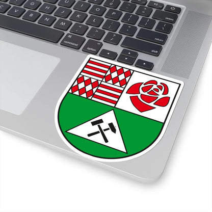 Wappen Landkreis Mansfeld-Suedharz (Germany) (Coat of Arms) STICKER Vinyl Kiss-Cut Decal - The Sticker Space