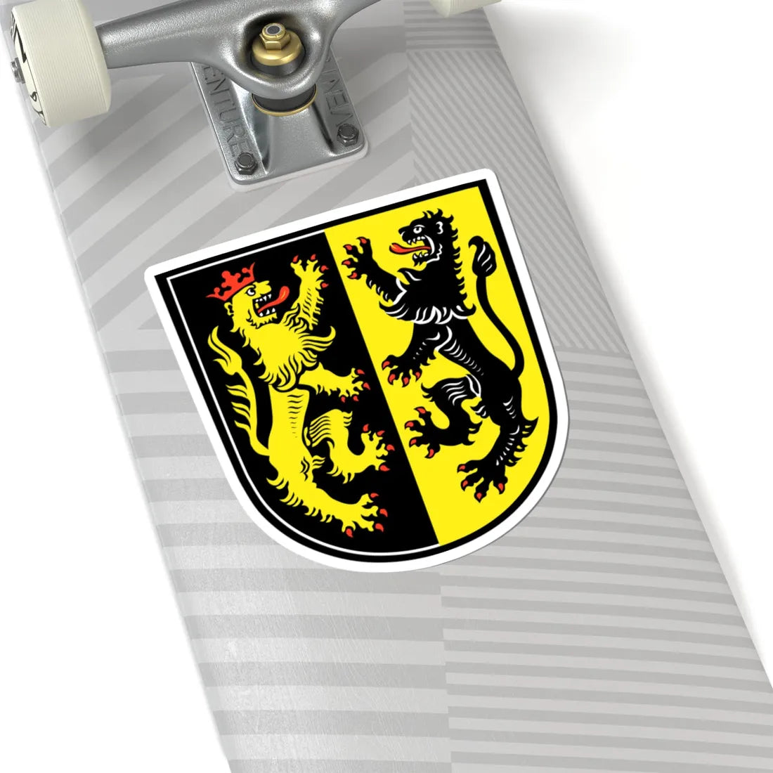 Wappen Landkreis Mühldorf am Inn (Germany) (Coat of Arms) STICKER Vinyl Kiss-Cut Decal - The Sticker Space