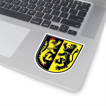Wappen Landkreis Mühldorf am Inn (Germany) (Coat of Arms) STICKER Vinyl Kiss-Cut Decal - The Sticker Space