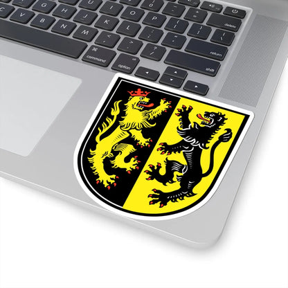 Wappen Landkreis Mühldorf am Inn (Germany) (Coat of Arms) STICKER Vinyl Kiss-Cut Decal - The Sticker Space