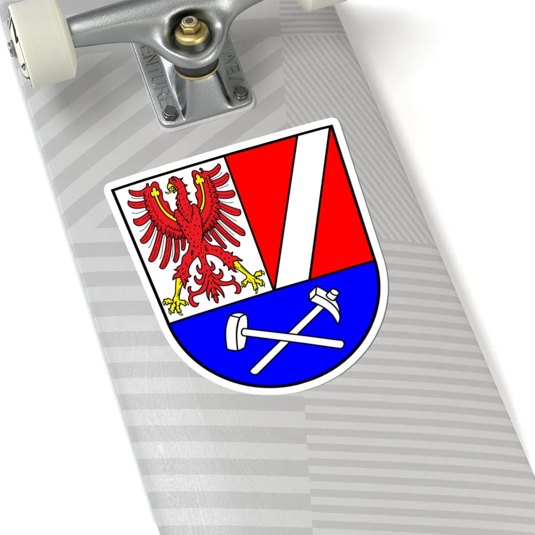 Wappen Landkreis Naila (Germany) (Coat of Arms) STICKER Vinyl Kiss-Cut Decal - The Sticker Space
