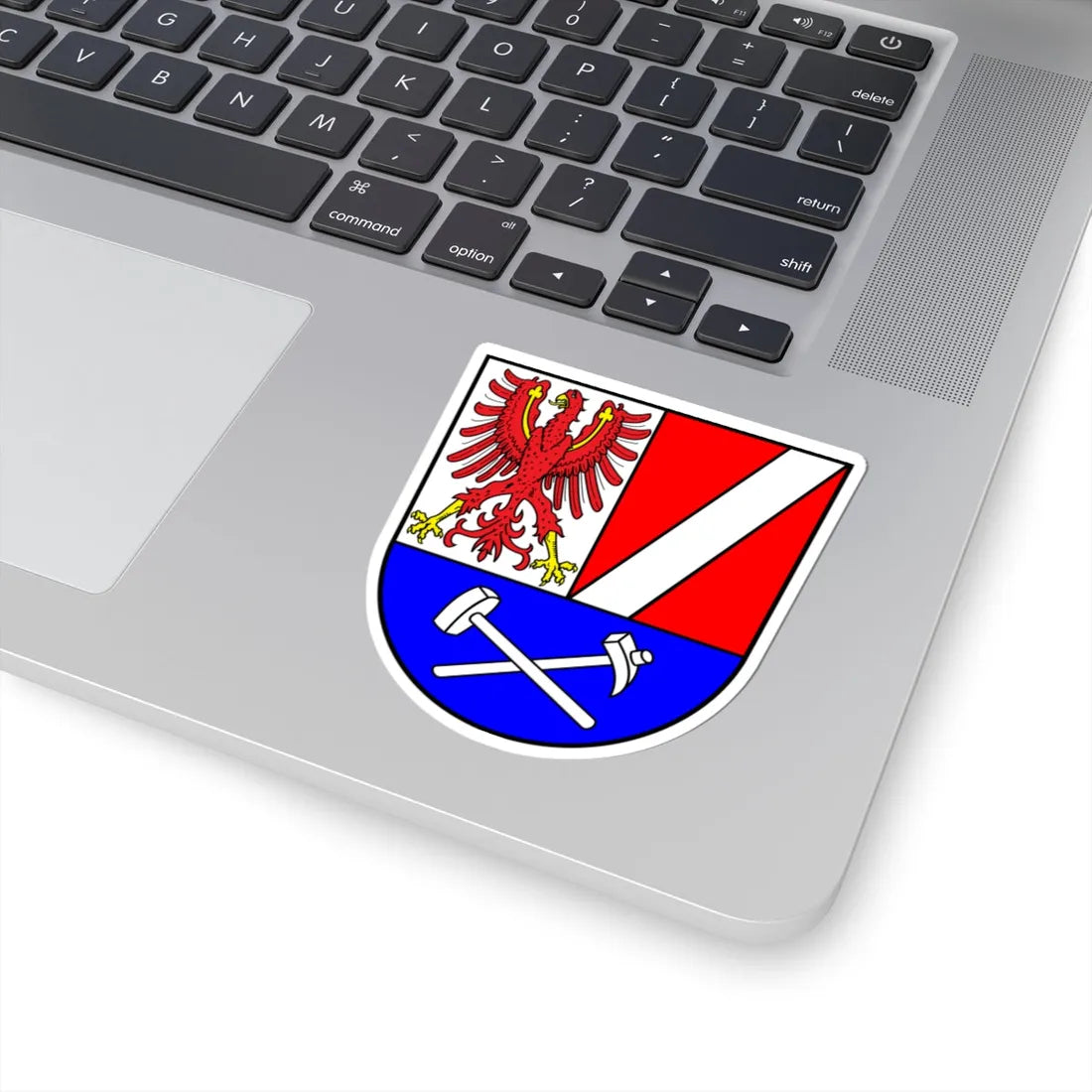 Wappen Landkreis Naila (Germany) (Coat of Arms) STICKER Vinyl Kiss-Cut Decal - The Sticker Space