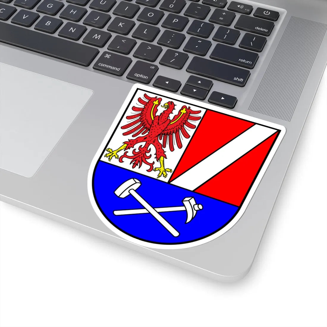 Wappen Landkreis Naila (Germany) (Coat of Arms) STICKER Vinyl Kiss-Cut Decal - The Sticker Space