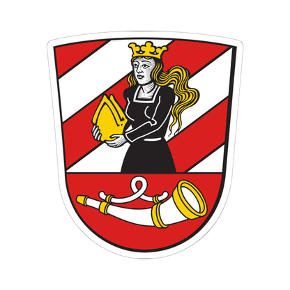 Wappen Landkreis Neu-Ulm (Germany) (Coat of Arms) STICKER Vinyl Kiss-Cut Decal 6 Inch White - The Sticker Space