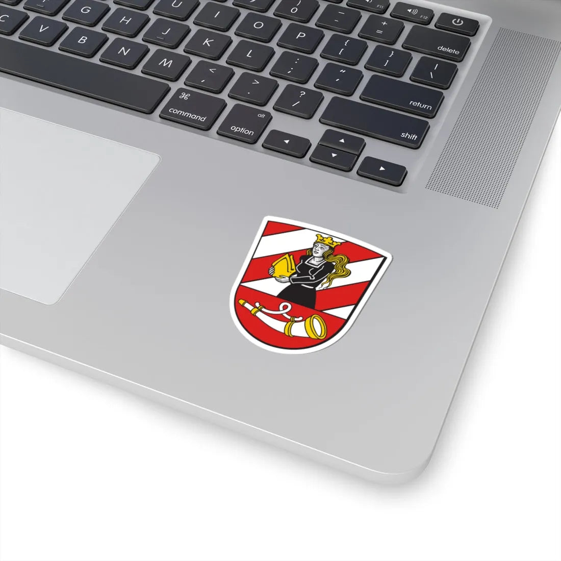 Wappen Landkreis Neu-Ulm (Germany) (Coat of Arms) STICKER Vinyl Kiss-Cut Decal - The Sticker Space