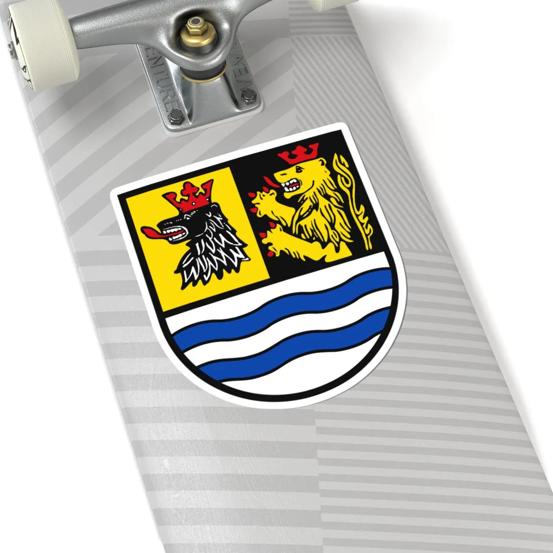 Wappen Landkreis Neuburg-Schrobenhausen (Germany) (Coat of Arms) STICKER Vinyl Kiss-Cut Decal - The Sticker Space