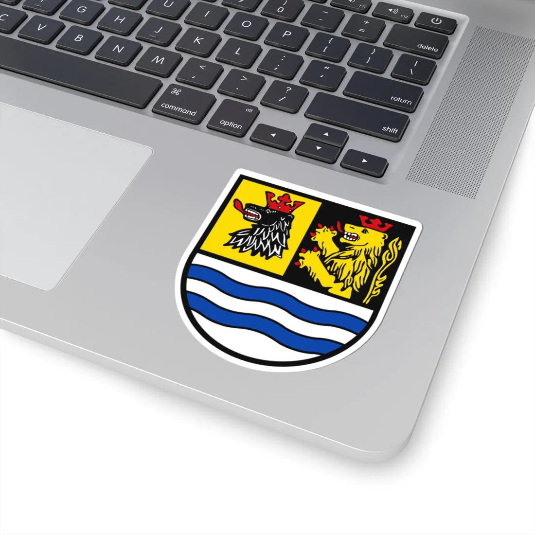 Wappen Landkreis Neuburg-Schrobenhausen (Germany) (Coat of Arms) STICKER Vinyl Kiss-Cut Decal - The Sticker Space