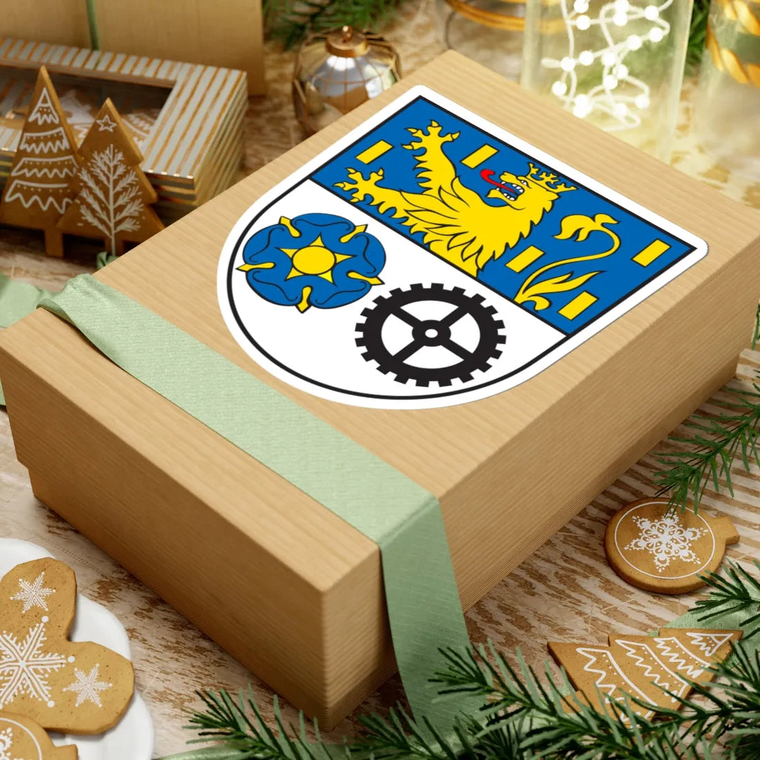 Wappen Landkreis Neunkirchen (Germany) (Coat of Arms) STICKER Vinyl Kiss-Cut Decal - The Sticker Space