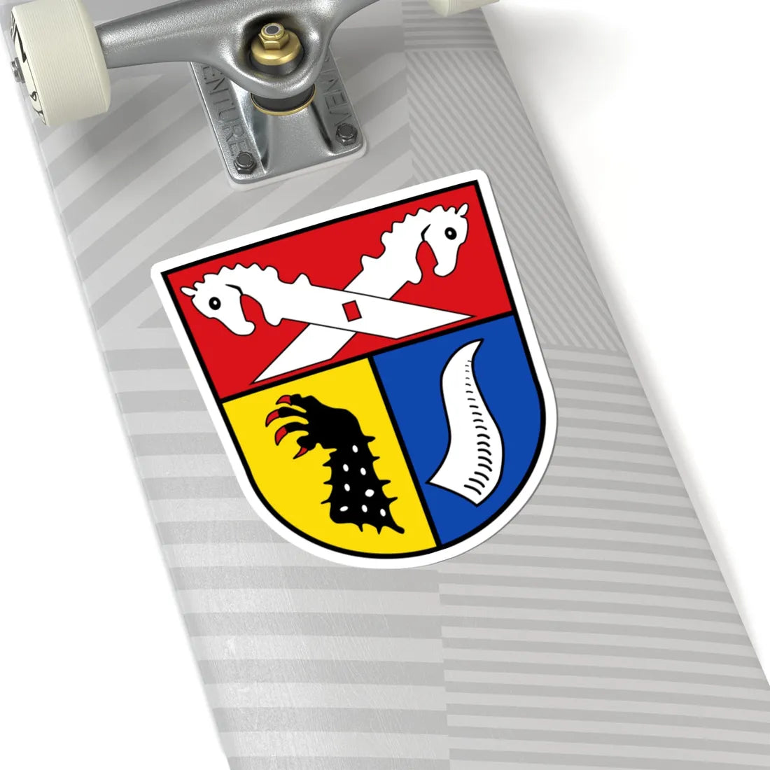 Wappen Landkreis Nienburg Weser (Germany) (Coat of Arms) STICKER Vinyl Kiss-Cut Decal - The Sticker Space