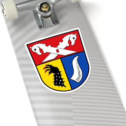 Wappen Landkreis Nienburg Weser (Germany) (Coat of Arms) STICKER Vinyl Kiss-Cut Decal - The Sticker Space