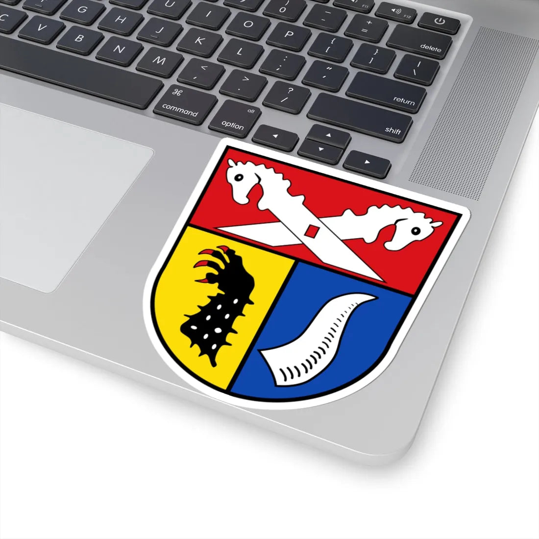 Wappen Landkreis Nienburg Weser (Germany) (Coat of Arms) STICKER Vinyl Kiss-Cut Decal - The Sticker Space