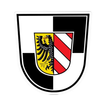 Wappen Landkreis Nürnberg (Germany) (Coat of Arms) STICKER Vinyl Kiss-Cut Decal 2 Inch White - The Sticker Space