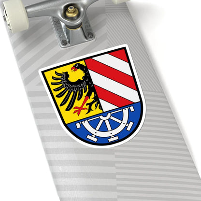 Wappen Landkreis Nürnberger Land (Germany) (Coat of Arms) STICKER Vinyl Kiss-Cut Decal - The Sticker Space