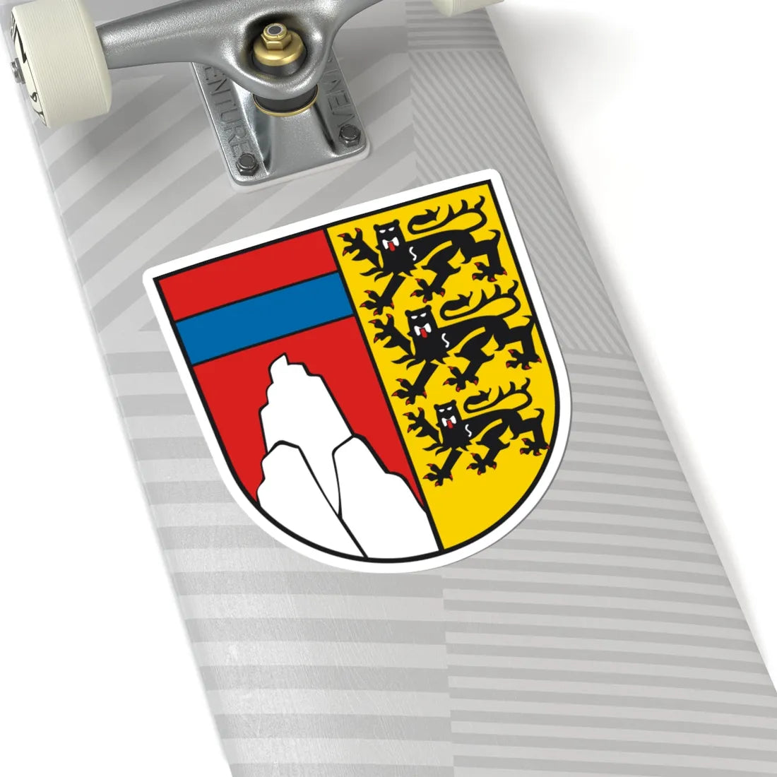 Wappen Landkreis Oberallgaeu (Germany) (Coat of Arms) STICKER Vinyl Kiss-Cut Decal - The Sticker Space