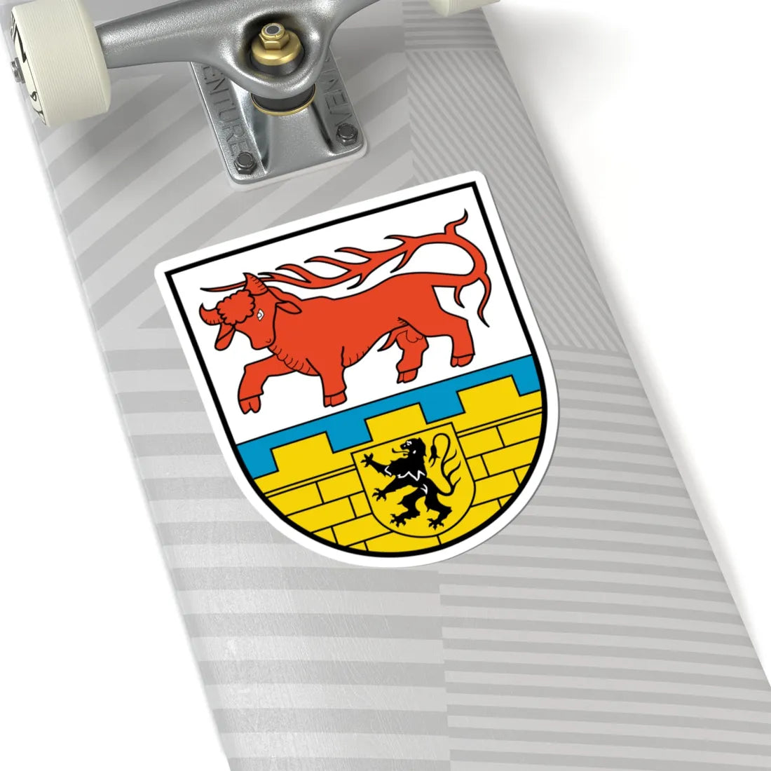 Wappen Landkreis Oberspreewald-Lausitz (Germany) (Coat of Arms) STICKER Vinyl Kiss-Cut Decal - The Sticker Space