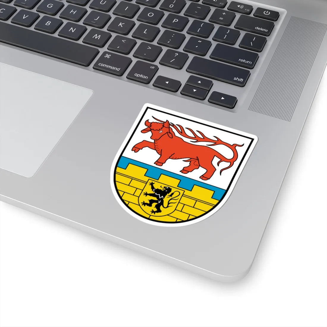 Wappen Landkreis Oberspreewald-Lausitz (Germany) (Coat of Arms) STICKER Vinyl Kiss-Cut Decal - The Sticker Space