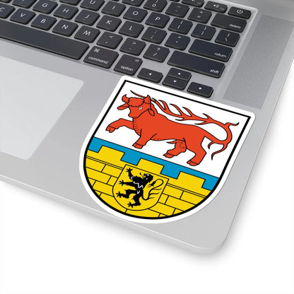 Wappen Landkreis Oberspreewald-Lausitz (Germany) (Coat of Arms) STICKER Vinyl Kiss-Cut Decal - The Sticker Space